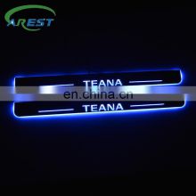 Acrylic LED Door Scuff Plate Sill Streamed Light For Nissan Teana Car Interior Sticker Accessories