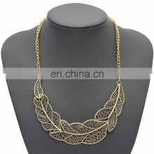 Jewelry Vintage Leaf Statement Necklace For Woman collar necklaces & pendants