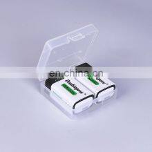 Doublepow Rechargeable Lithium Ion 9V 650mAh USB Fast Charge 9 Volt Battery thumbnail-5