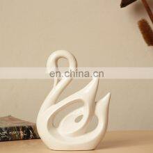 Color Glazed Cheap Swan Wedding Decoration for Newly Couple thumbnail-5