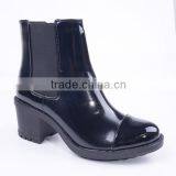 Shiny Upper Ladies Cowboy Black Knight Safety Riding Zipper Ankle Boots South Africa thumbnail-2