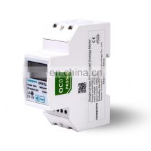 Factory supply DIN Rail single phase Smart Electric Energy Meter with smart energy management system