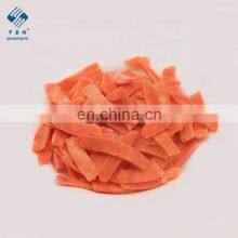 Crop Top Grade Crincle Cut Straight Cut IQF Frozen Carrot Slices for Sale thumbnail-2