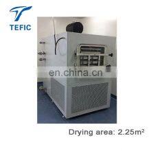 Have 2.25 sq Meter Freeze Area Small Industry Lyophilizer for Pharmaceutical Vacuum Freeze Drying Equipment thumbnail-2