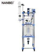 Industrial Chemical 10L Jacketed Glass Reactor Pilot Plant Reactor thumbnail-2