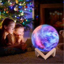 Personalized Photo Moon Lamp 16 Colors Remote Control Best 3D Printing Moon Light Lamp thumbnail-4