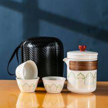 Beautiful Tea Cup Portable Set thumbnail-4