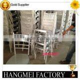 HM-W21 Hotel Furniture Used Banquet Silver Steel Tiffany Chairs Quality Choice thumbnail-4
