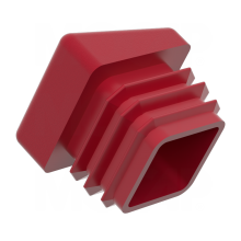 MOCAP Square Tube Plastic End Cap Angled thumbnail-2