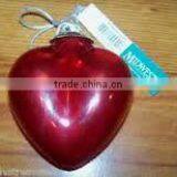 Glass Heart Shaped Christmas Ornament thumbnail-3