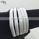 2016 Viya New Arrival 4mm5mm6mm Lizard Leather Cord TOP Sale Luxury Leather Jewelry for Men Bracelet thumbnail-5