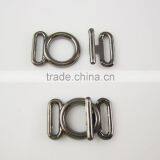 10mm Mini Gunmetal Metal Clasp Fastener Bikini Buckle