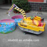 2015 QingHeng New Kids Ride on Toy Excavator Cheap Price thumbnail-1