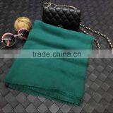 New Winter Fashion Fringe Plain Women Cashmere Shawl thumbnail-5