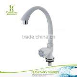 Elegant White Abs Plastic Bathroom Kitchen Faucet thumbnail-6
