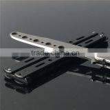 Hot Cheapest Practice Butterfly Muti Functional Metal Balisong Trainer Training Knife Tool Free Shipping thumbnail-4