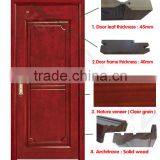 Interior Room Cherry Plain Bathroom Wood Door for Sale Cheap thumbnail-2
