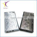 Silver Metal Lighters Laser Cigarette Case Thin Lighter thumbnail-1