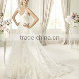 Spaghetti Straps Mermaid Ivory Lace Sweetheart Designers Wedding thumbnail-1