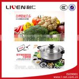 Electric stainless steel pot with thermostat control of HG-B2800