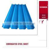 Color corrugated metal steel sheet for roofing panel