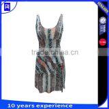 Oasis Snake Multi Orange Printed Dress thumbnail-1