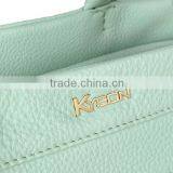 Super Soft Leather Fitness Bag,Spearmint Bag With Zippered Clutch Bag thumbnail-5