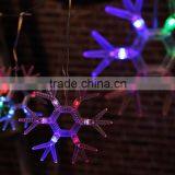 Xmas 60LED for 6pieces Snowflake Curtain Light