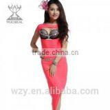 Yogon Spandex Sexy Belly Dancing Outfits Arab Sexy Costume Dress