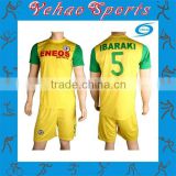 Customized any logo name numbers breathable sublimation soccer uniform