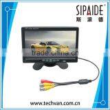 SPD70 800 x 480 Super Thin 7 Inch Color TFT LCD 2 Channels Video Input Car Rear View Monitor