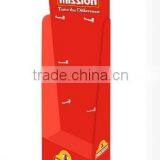 100% Recycle Sturdy Hook POP Display Stand With Full Color Printing