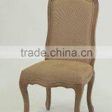 French /European Style Bend Line Design Fabric Wooden Side Chair/Dining /Restaurant Chair(Ch-838) thumbnail-1