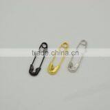 1000 Pcs Three Color Silver Black Gold Small Nickel Plated Safety Pins 4/5'' Length (18mm) Wholesales for Garment Hang Tag thumbnail-4