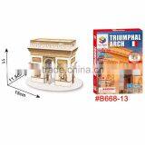 Eiffel Tower Paris France 3d Jigsaw Educational Puzzles thumbnail-4