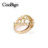 Fashion Jewelry Elegant Rhinestone Love Ring Women Wedding Birthday Party Show Gift Dresses Apparel Promotion Accessories thumbnail-3