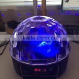 New products led crystal magic ball light outdoor charging with MP3 portable led disco ball light