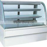 Luxury Double Arc Shape Automatic Defrost Cake Display Cabinet thumbnail-1