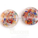 Mix Chakra Orgone Energy Disc | Orgonite Cabachons Manufacturer