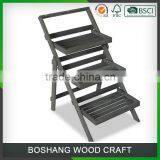 Factory supply Folding flower Shelves Wooden Racks