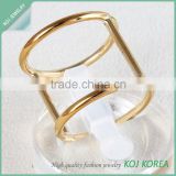 KR-647 circle shaped simple adjustable ring accessories hollywood style