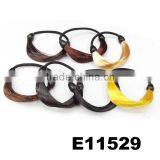 Assorted Colored Human Hair Wig Elastic Hair Tie Wholesale thumbnail-5