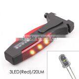 BT-4861 Torch Hammer Knife Multifunction LED Torch Flashlight thumbnail-2