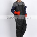 Customized popular and adults long raincoat for riders long waders pants costume