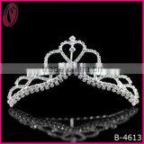 Dramatic Rhinestone Beauty Wedding Crystal Crown Tiara Headwear thumbnail-1