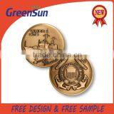 The Most Popular Best Sell Dual Tone Challenge Coins thumbnail-1