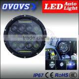 OVOVS Hot Sales Round Car Led Driving Work Light 7inch 75w Led Headlight for Cars thumbnail-1