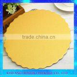 2mm Thickness Gold Scalloped 26 Inch Cake Base thumbnail-1