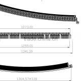 50" Rgb Color Change Led Flash Light Bar Strobe 12v Blue Yellow and Red 50" Curved Led Flash Light Bar Quality Choice thumbnail-4