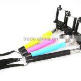 2015 New Extendable Handheld Cable Monopod, Selfie Stick Monopod